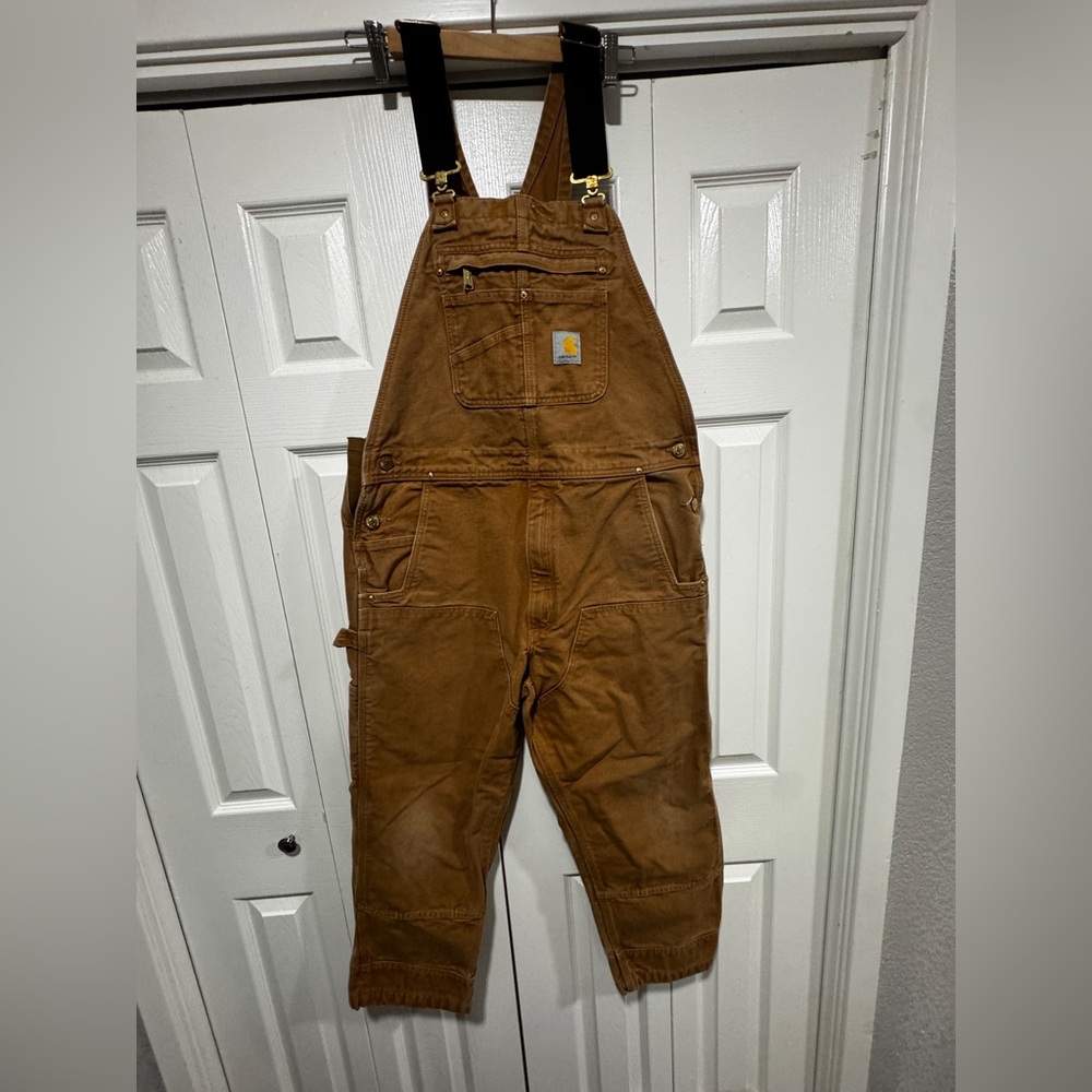 Carhartt Brown Work Overalls